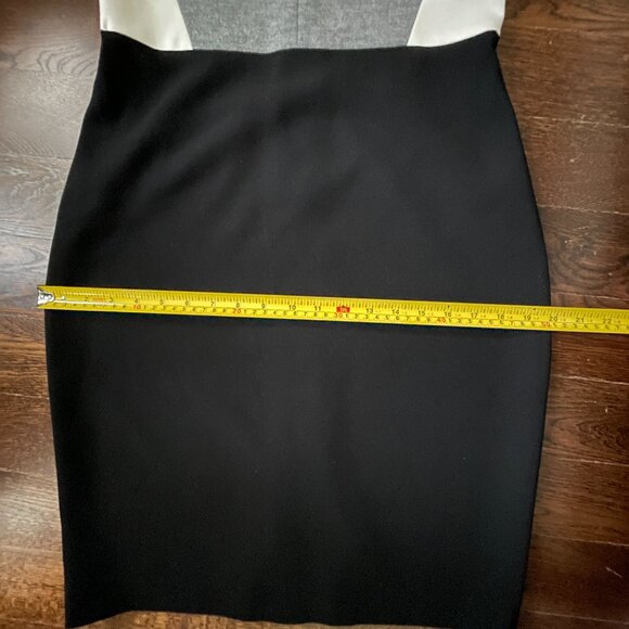 Judith and Charles wool blend Gray/Black/Cream dress-Size 10 - Picture 11 of 12